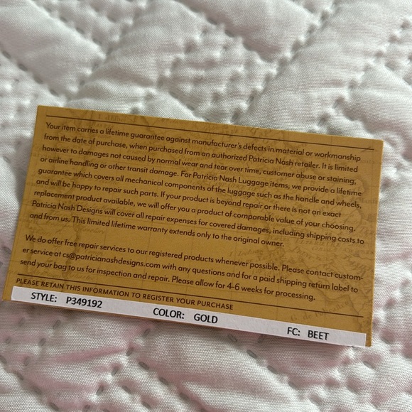 Patricia Nash Cassini Brown Leather Wristlet - Picture 7 of 11